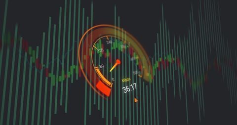 Digital Interface Shows High-Speed Data Processing - Download Free Stock Images Pikwizard.com