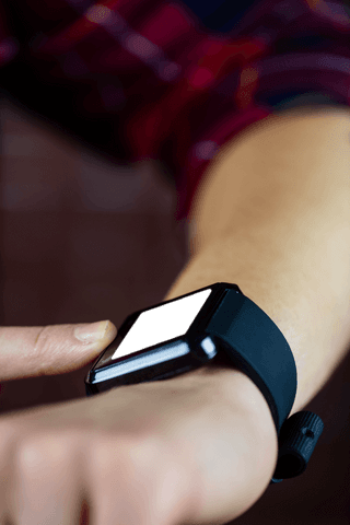 Hands Adjusting Latest Model of Transparent Smartwatch for Fitness - Download Free Stock Videos Pikwizard.com