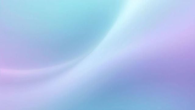 Soft pastel gradient waves flowing in dreamy blue and lavender abstract wallpaper