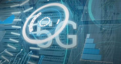 Innovative 5G Technology Over Server Infrastructure Design - Download Free Stock Images Pikwizard.com