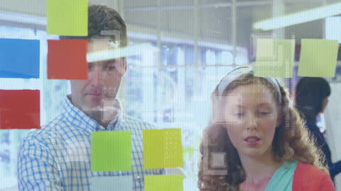 Team Brainstorming with Digital Overlay