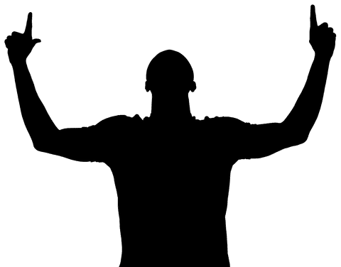 transparent male football player silhouette - Download Free Stock Videos Pikwizard.com