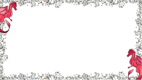transparent book cover with red dragons and vine frame - Download Free Stock Videos Pikwizard.com