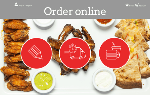 order online transparent food illustration with curated fast food icons - Download Free Stock Videos Pikwizard.com