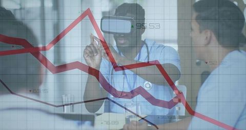 Medical team training with VR and interactive data overlays for clinical simulation