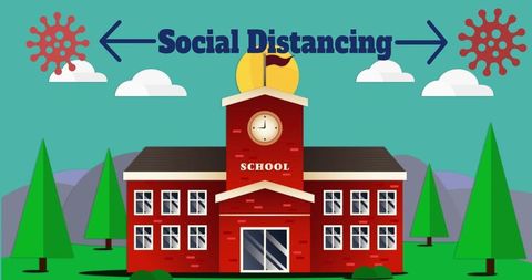 School Building with Social Distancing Emphasis