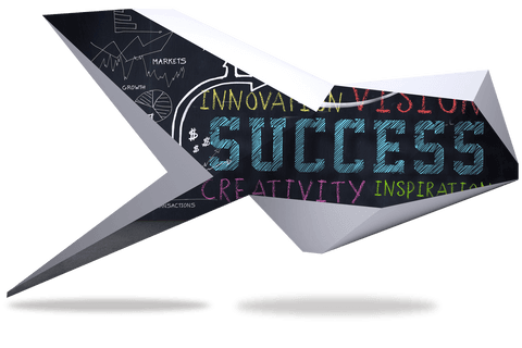 innovative transparent paper airplane with business success words - Download Free Stock Videos Pikwizard.com
