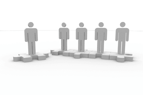 human figures on puzzle pieces transparent background vector - Download Free Stock Videos Pikwizard.com
