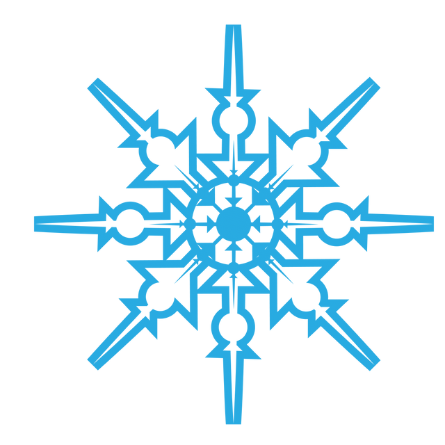 Delicate Digital Blue Snowflake Transparent Design - Download Free Stock Videos Pikwizard.com