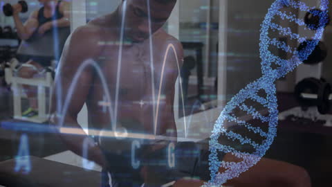 Athlete Training with Digital of DNA and Medical Data Overlay
