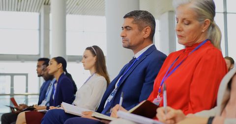 Business Professionals Attending Corporate Seminar - Download Free Stock Images Pikwizard.com