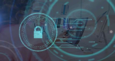 Online Security in Modern Healthcare Services - Download Free Stock Images Pikwizard.com