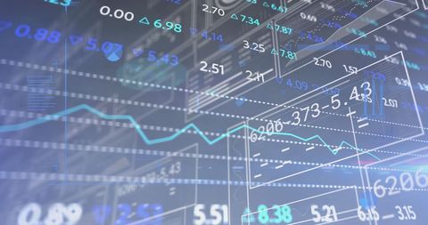 Stock Market Data Interface Analyzing Global Economy - Download Free Stock Images Pikwizard.com