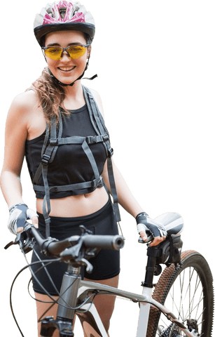 transparent energy: woman biking adventure joy - Download Free Stock Videos Pikwizard.com