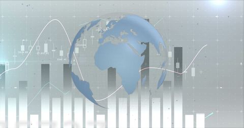 Global Financial Data with Charts Visualizing Economic Trends - Download Free Stock Images Pikwizard.com