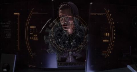 cybersecurity specialist in dark room managing multiple screens - Download Free Stock Images Pikwizard.com
