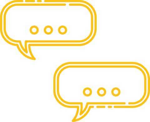 Yellow Speech Bubbles on Transparent Background: Digital Communication Icons - Download Free Stock Videos Pikwizard.com