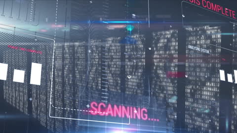 Futuristic Data Processing with Cybersecurity Concept