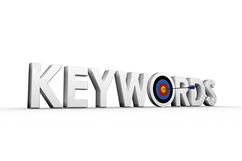 keyword concept with target and arrow on transparent background - Download Free Stock Videos Pikwizard.com