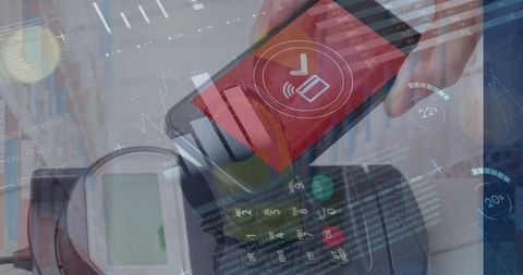 Digital Payment Technology and Global Business Data Integration - Download Free Stock Images Pikwizard.com