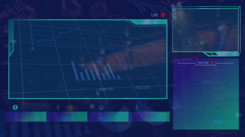 Futuristic Data Processing Interface Concept Design
