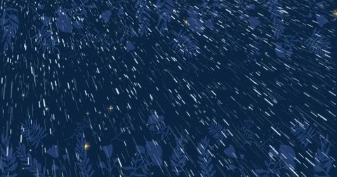 Festive falling snow with poetic russian text overlay