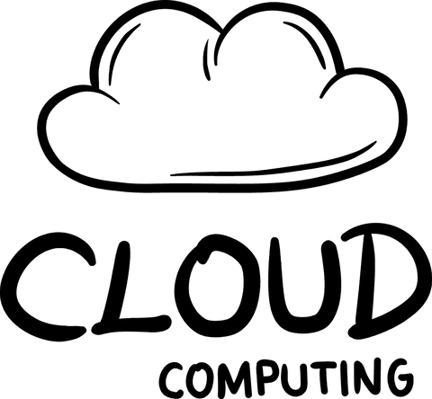 cloud computing text on transparent background - Download Free Stock Videos Pikwizard.com