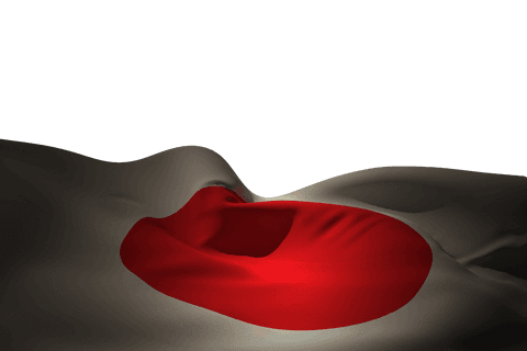 Transparent 3D Japanese Flag Wave Effect Illustration - Download Free Stock Videos Pikwizard.com