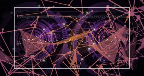 Futuristic Data Interface with Geometric Abstract Design - Download Free Stock Images Pikwizard.com