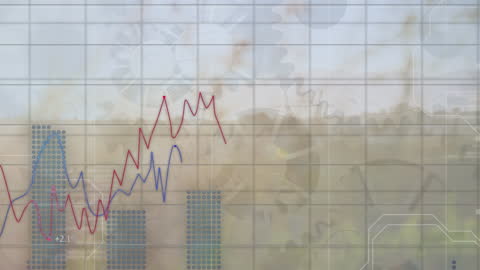 Dynamic Representation of Data Analysis With Overlapping Gear Graphics