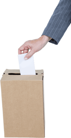 businesswoman voting transparent concept with ballot box - Download Free Stock Videos Pikwizard.com