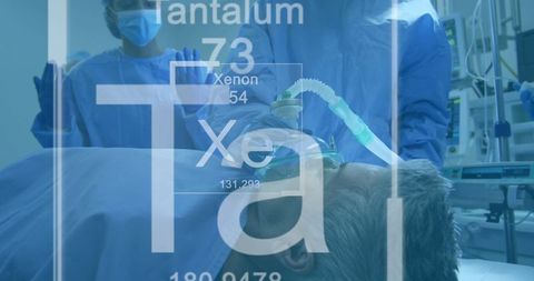 Medical surgery with chemical compound overlays