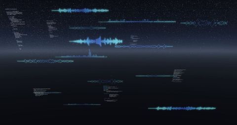 Futuristic Data Streams in Cosmic Digital Interfaces - Download Free Stock Images Pikwizard.com