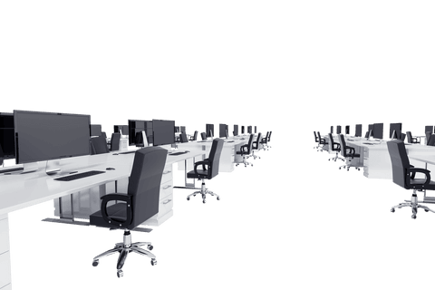 Modern Office Workspace with Transparent Background for Versatile Use - Download Free Stock Videos Pikwizard.com