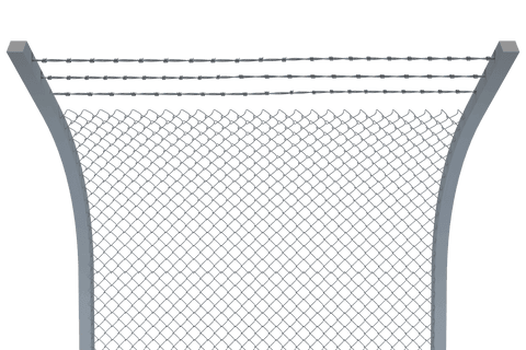 gray barbed wire fence on transparent background illustration - Download Free Stock Videos Pikwizard.com
