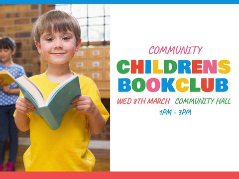enthusiastic children's book club reading event - Download Free Stock Templates Pikwizard.com