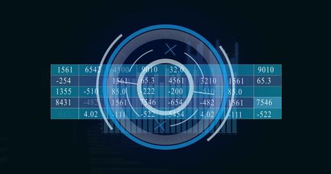 Futuristic Digital Data Analysis and Technology Interface