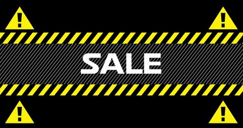 Bold Sale Announcement with Industrial Design