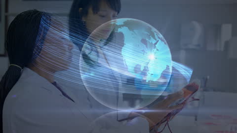 Global Science Innovation with Scientists in Laboratory Setting