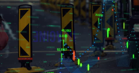 Dynamic Data Overlay on Urban Street Concept