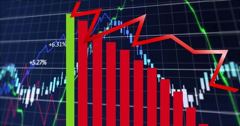 Colorful Financial Graph Showing Market Volatility - Download Free Stock Images Pikwizard.com