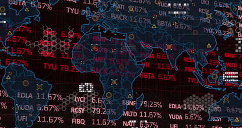 Dynamic Data Visualizations on World Map