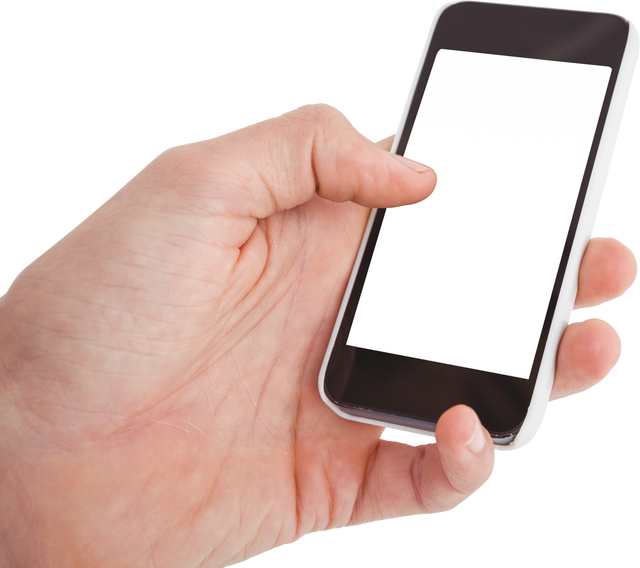 Hand Holding Smartphone with Transparent Screen Design Mockup - Download Free Stock Videos Pikwizard.com