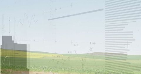 Rural Agriculture Data Visualization with Overlaid Graphs