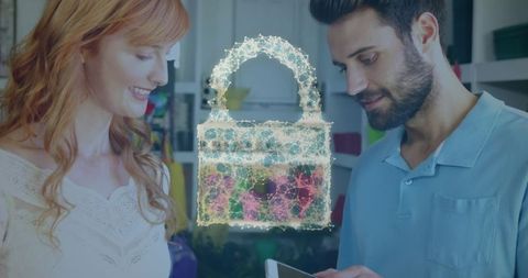 Digital Data Security Over Payment Device Interaction with People