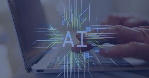 AI Technology and Digital Data Processing Concept - Download Free Stock Images Pikwizard.com