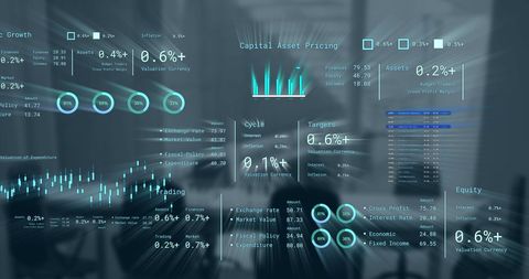 Financial Data Processing in Modern Digital Office - Download Free Stock Images Pikwizard.com