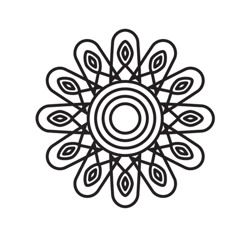 Symmetrical Abstract Design on Transparent Background - Download Free Stock Videos Pikwizard.com
