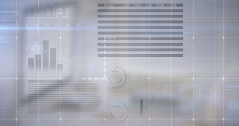 Digital Data Processing and Statistical Analysis Overlay - Download Free Stock Images Pikwizard.com