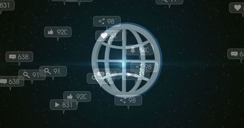 Global Social Media Connections and Engagement Concept - Download Free Stock Images Pikwizard.com